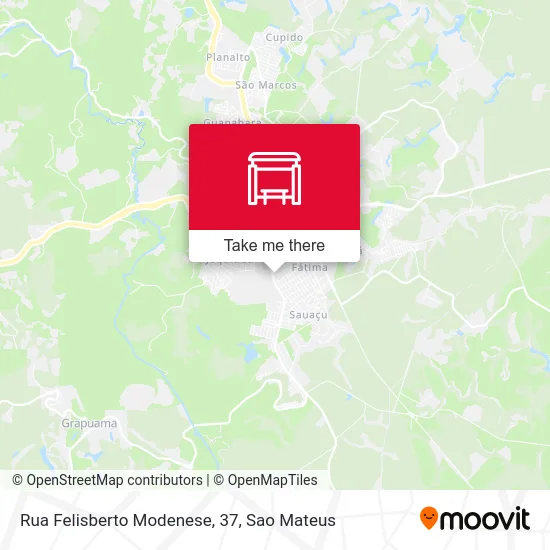 Rua Felisberto Modenese, 37 map