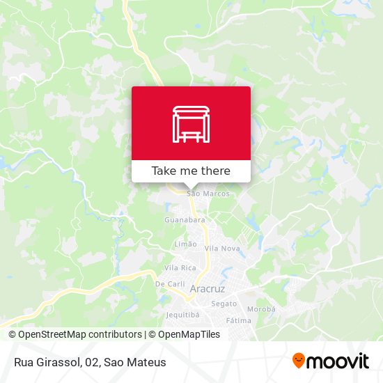Rua Girassol, 02 map