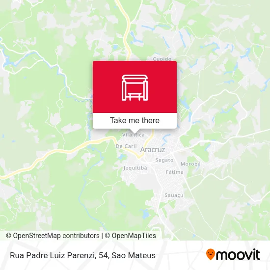 Rua Padre Luiz Parenzi, 54 map