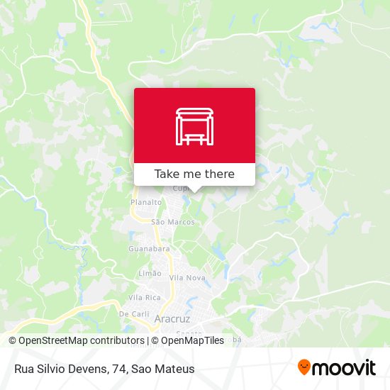 Rua Silvio Devens, 74 map