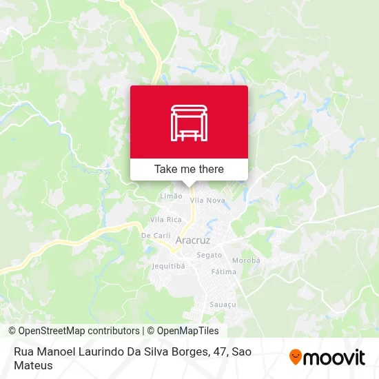 Rua Manoel Laurindo Da Silva Borges, 47 map