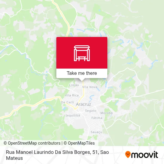 Rua Manoel Laurindo Da Silva Borges, 51 map