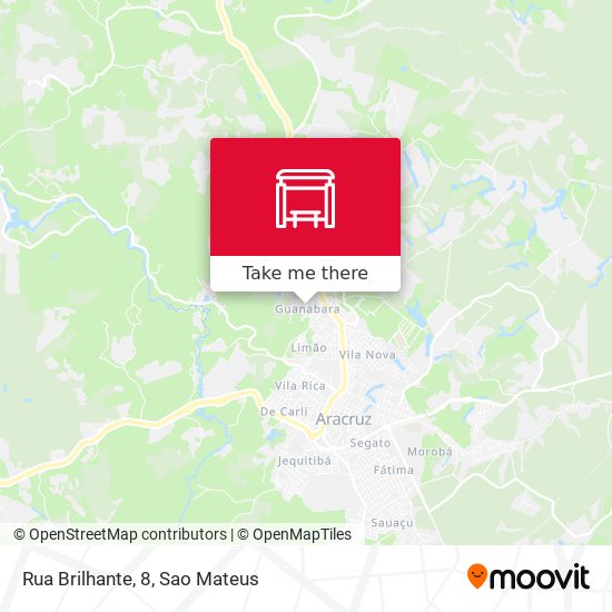 Rua Brilhante, 8 map