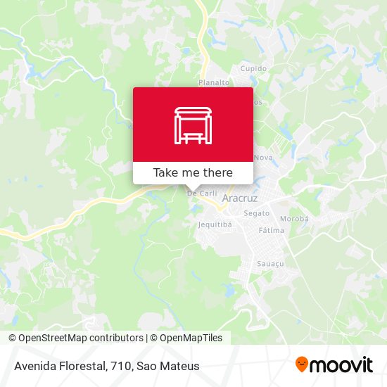 Avenida Florestal, 710 map