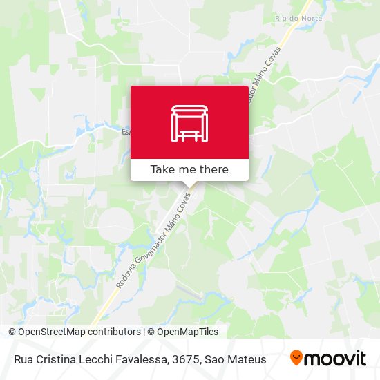 Rua Cristina Lecchi Favalessa, 3675 map