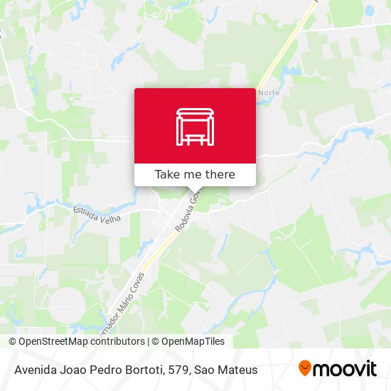 Avenida Joao Pedro Bortoti, 579 map