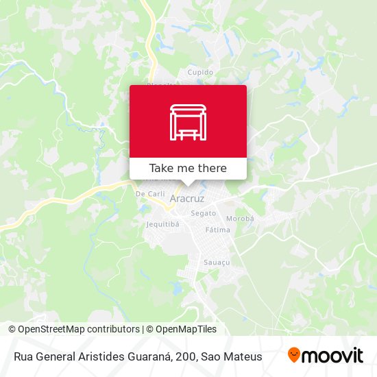 Rua General Aristides Guaraná, 200 map