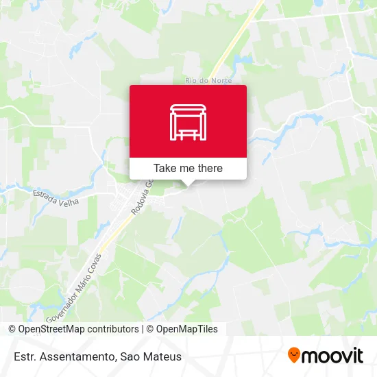 Estr. Assentamento map