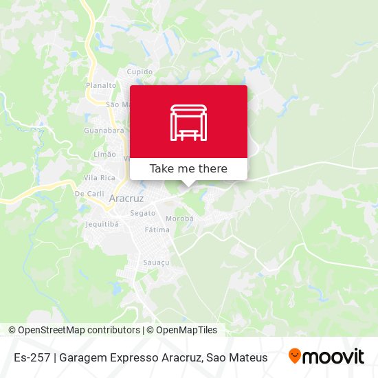 Es-257 | Garagem Expresso Aracruz map