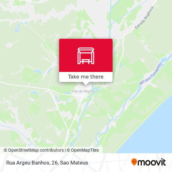 Rua Argeu Banhos, 26 map
