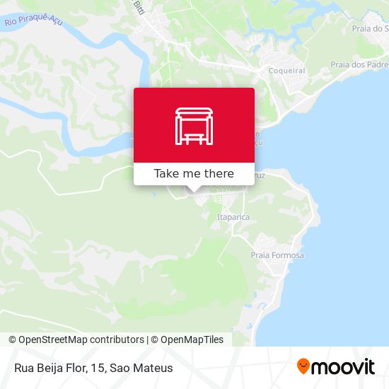 Rua Beija Flor, 15 map