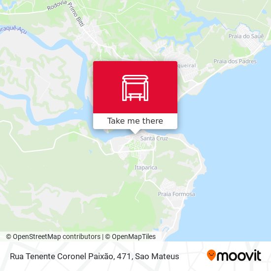 Rua Tenente Coronel Paixão, 471 map