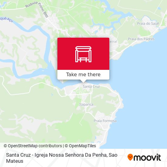 Santa Cruz - Igreja Nossa Senhora Da Penha map