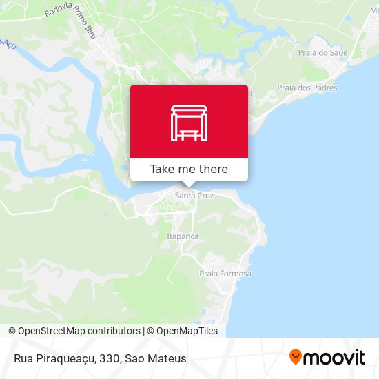 Rua Piraqueaçu, 330 map