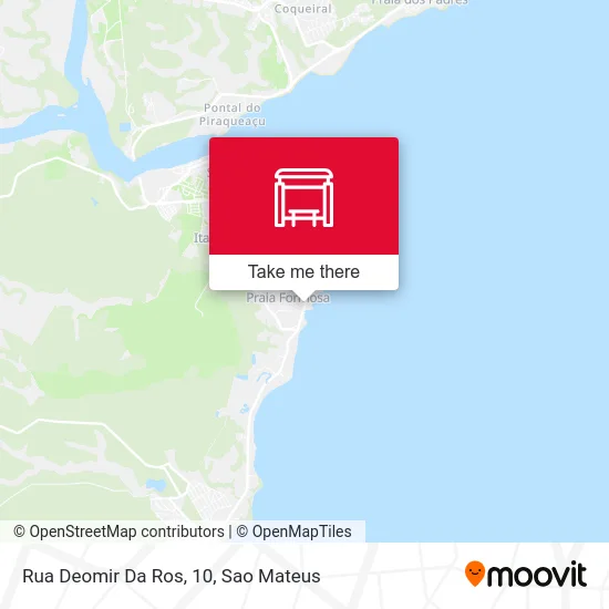 Rua Deomir Da Ros, 10 map