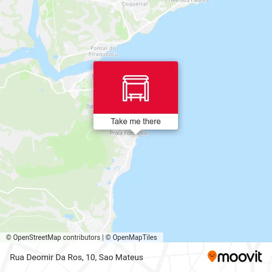 Rua Deomir Da Ros, 10 map