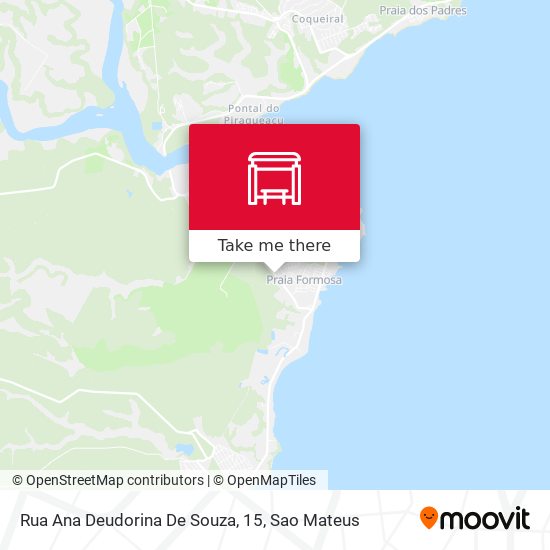 Rua Ana Deudorina De Souza, 15 map