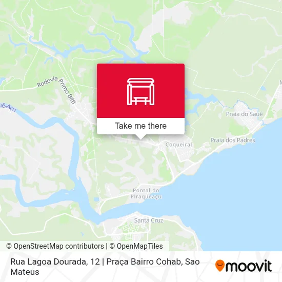 Rua Lagoa Dourada, 12 | Praça Bairro Cohab map