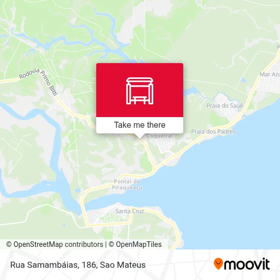 Rua Samambáias, 186 map