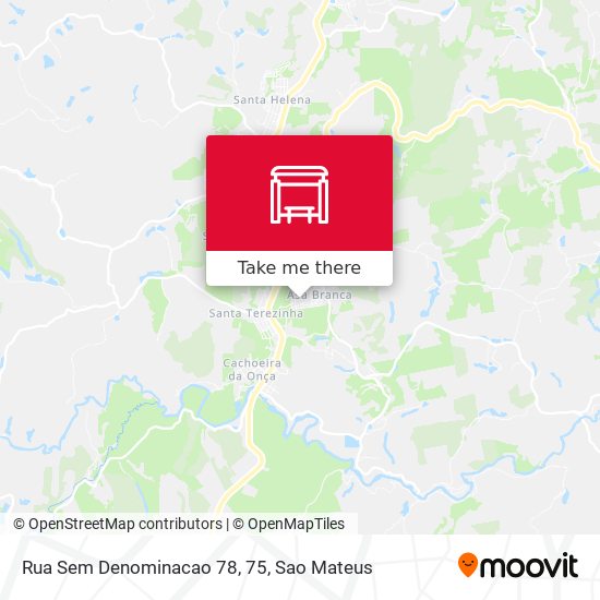 Rua Sem Denominacao 78, 75 map
