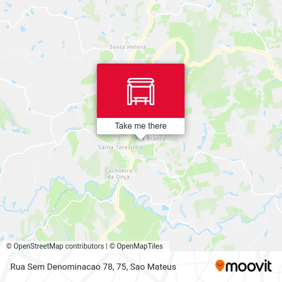 Rua Sem Denominacao 78, 75 map