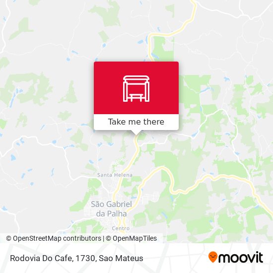 Rodovia Do Cafe, 1730 map