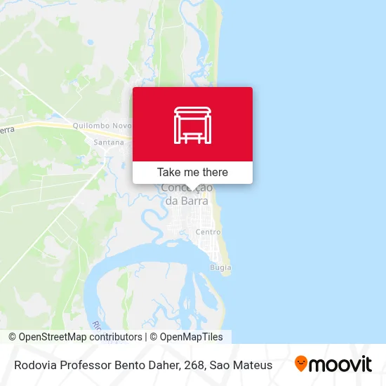 Rodovia Professor Bento Daher, 268 map