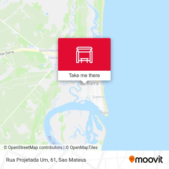 Rua Projetada Um, 61 map