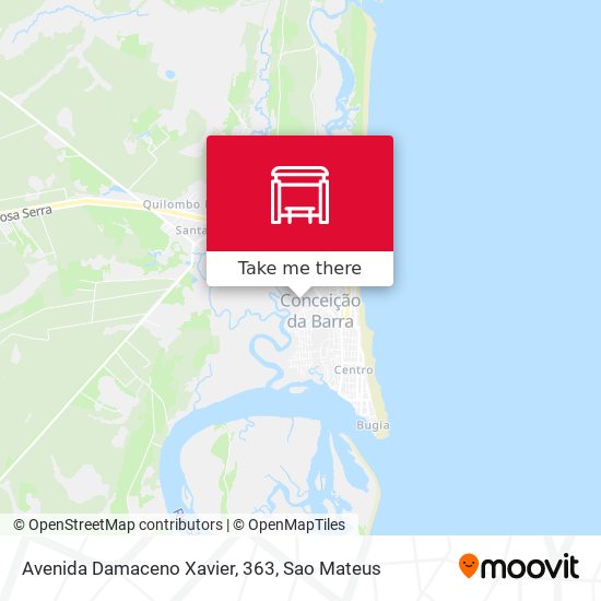 Avenida Damaceno Xavier, 363 map