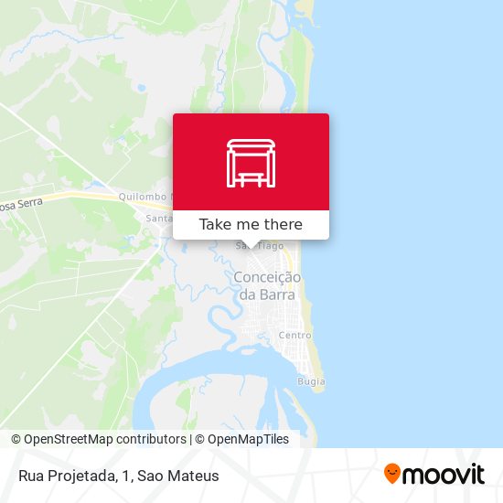 Rua Projetada, 1 map