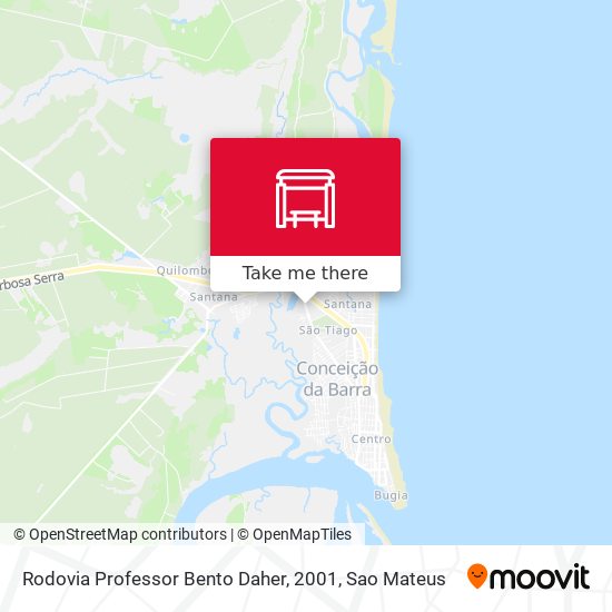 Rodovia Professor Bento Daher, 2001 map