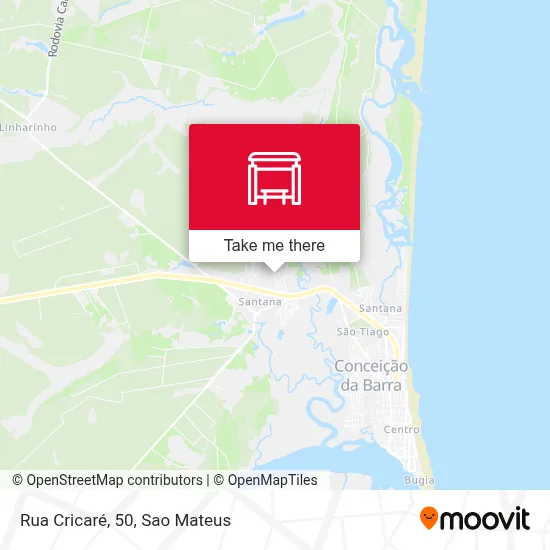 Rua Cricaré, 50 map