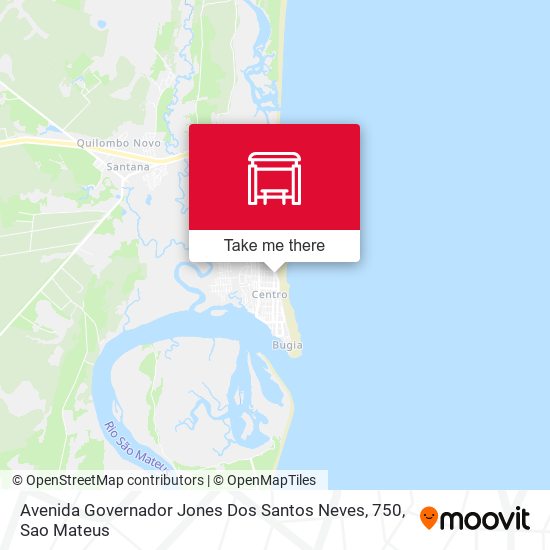 Avenida Governador Jones Dos Santos Neves, 750 map