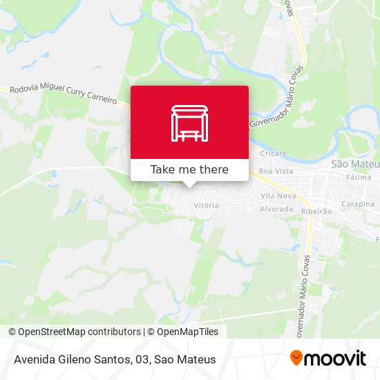 Avenida Gileno Santos, 03 map