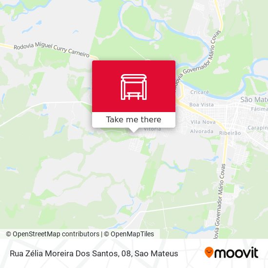 Rua Zélia Moreira Dos Santos, 08 map