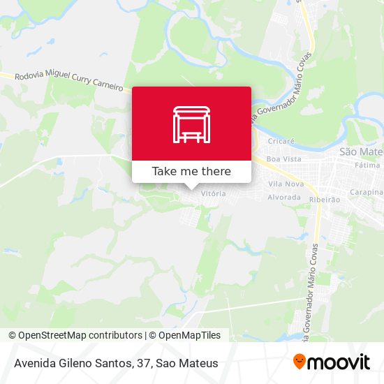 Avenida Gileno Santos, 37 map