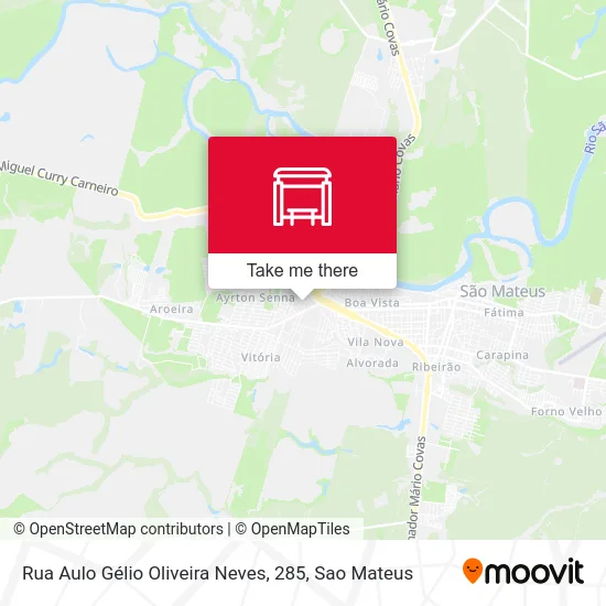 Rua Aulo Gélio Oliveira Neves, 285 map