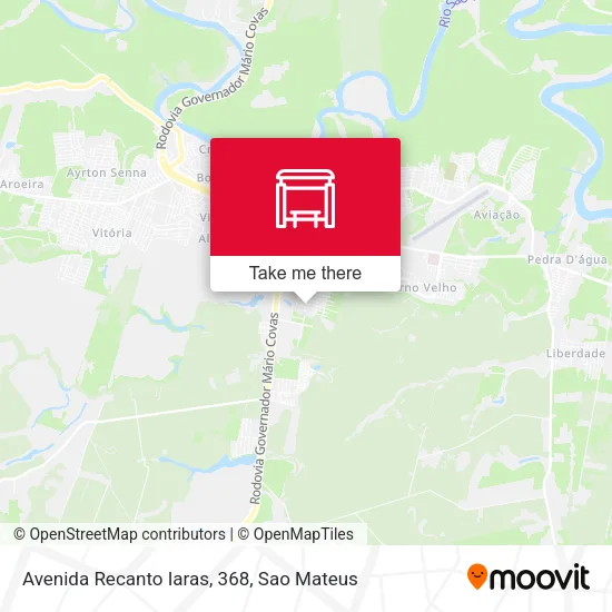 Avenida Recanto Iaras, 368 map