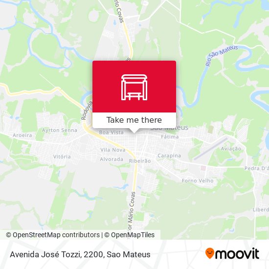 Avenida José Tozzi, 2200 map