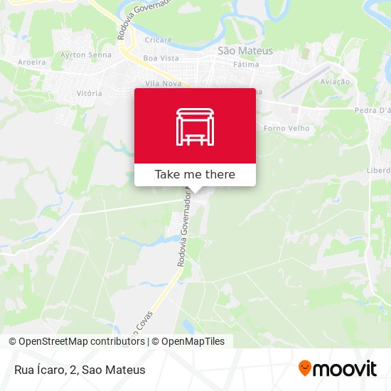 Rua Ícaro, 2 map