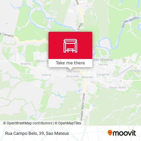 Rua Campo Belo, 39 map