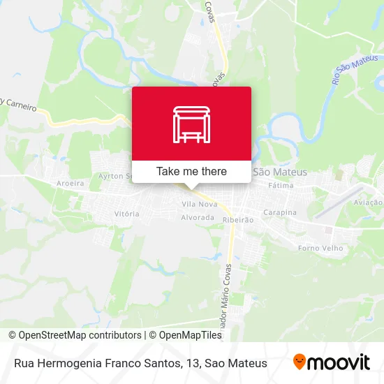 Rua Hermogenia Franco Santos, 13 map
