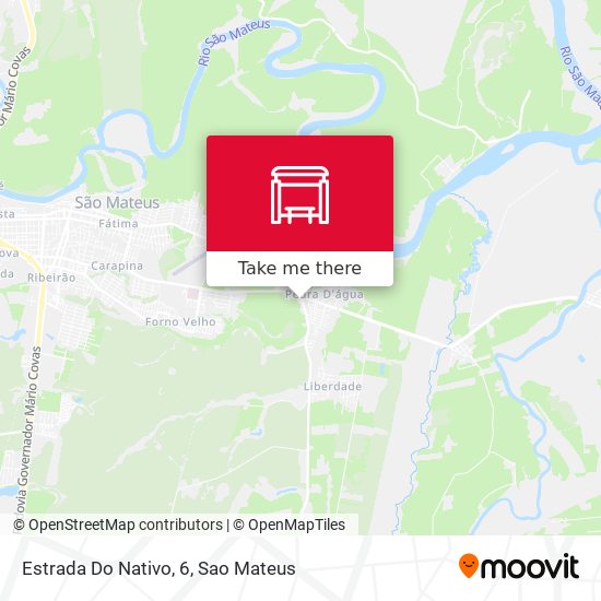 Estrada Do Nativo, 6 map