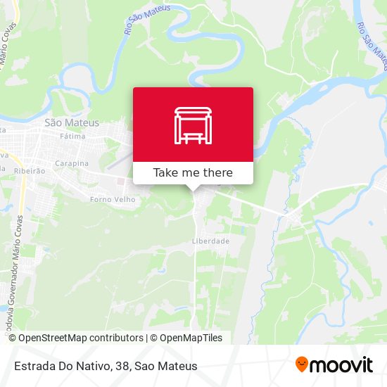 Estrada Do Nativo, 38 map