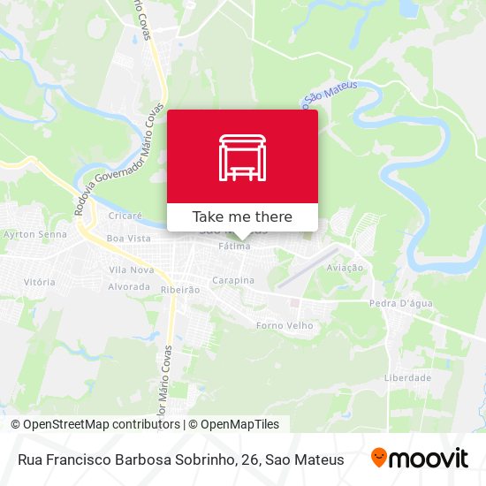 Rua Francisco Barbosa Sobrinho, 26 map