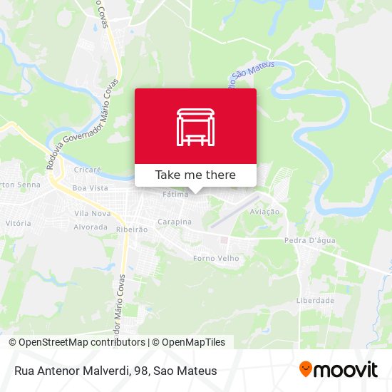 Rua Antenor Malverdi, 98 map