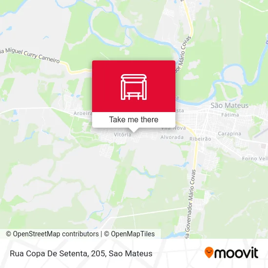 Rua Copa De Setenta, 205 map