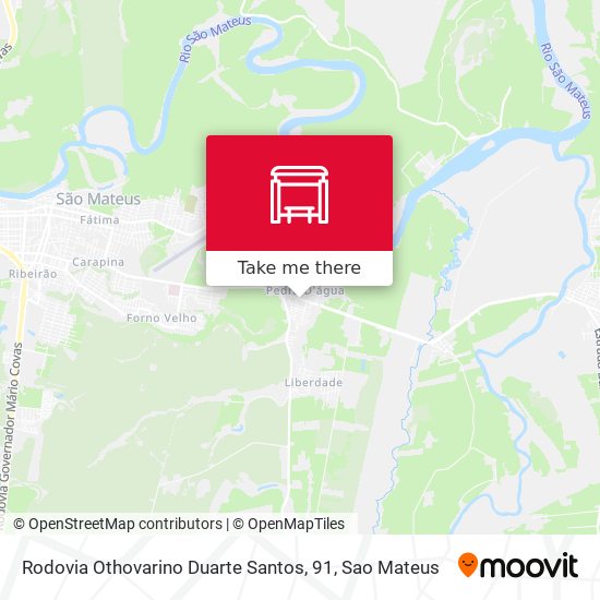 Rodovia Othovarino Duarte Santos, 91 map