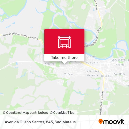 Avenida Gileno Santos, 845 map