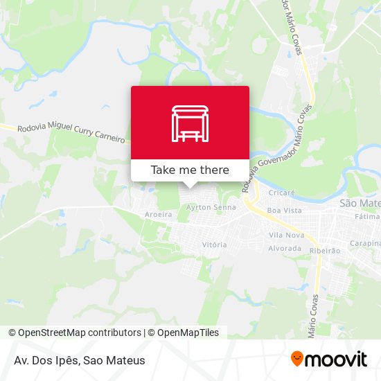 Av. Dos Ipês map